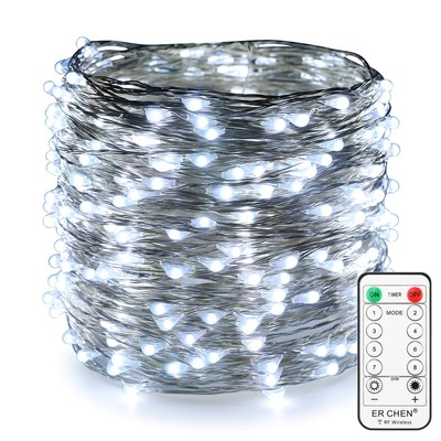 ER CHEN Fairy Lights Plug in, 99ft 300 LED Starry String Lights Dimmable with...