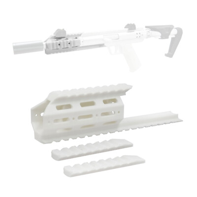 AKBM Extended Barrel Rail for C330 Bolt Action Springer Foam Blaster Toy Modding