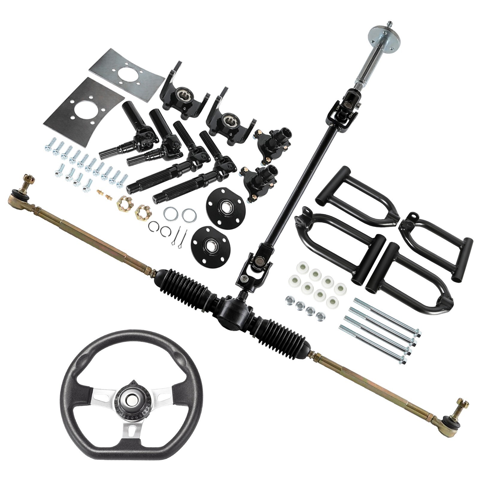 「GO VACATION」「ARMS」 Go Kart Front Steering Wheel Drive Half Shaft Axle Swing Arm