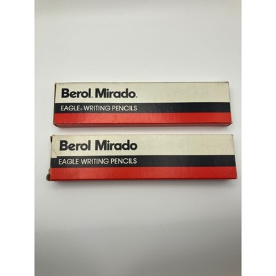 Vintage Berol Mirado Eagle Writing Pencils Medium Soft 174-2 N...