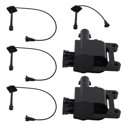 2 Ignition Coils & 4 Wires for Toyota RAV4 2.0L Camry 2.2L 1997-2001 9091902218