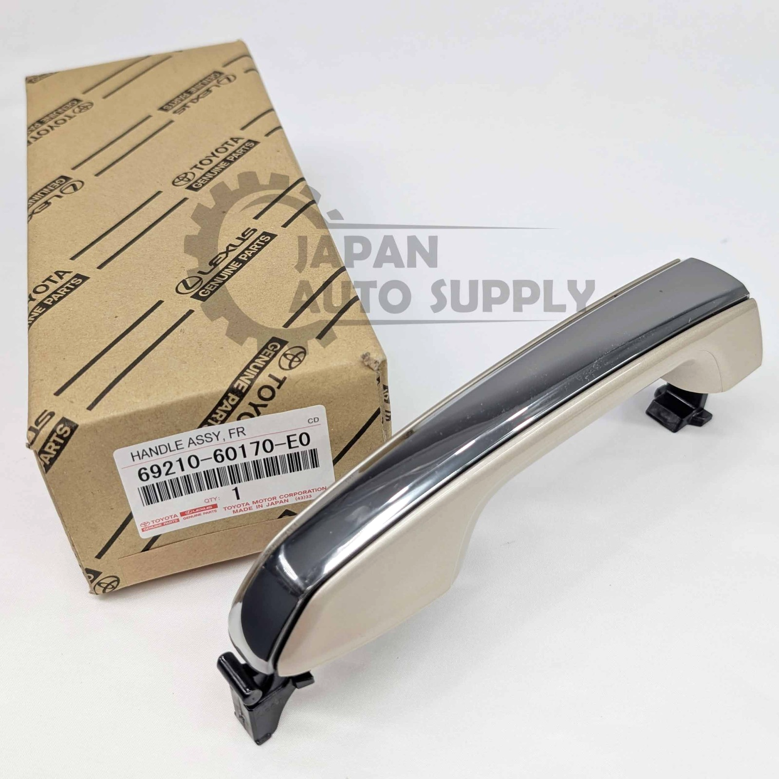 OEM GENUINE LEXUS 10-16 GX460 SLEEK ECRU OUTSIDE REAR DOOR HANDLE 69210-60170-E0