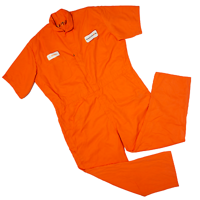 RED KAP Workwear Utility Boiler Suit Orange Straight Mens 3XL W50