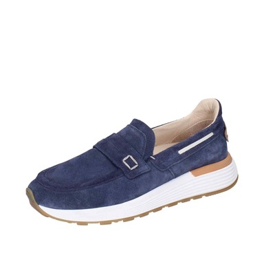 Men's shoes MOMA 9 (EU 42) loafers blue suede BC773-42