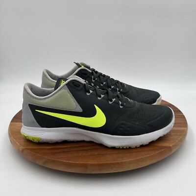 Sz 8.5 Nike Men s FS Lite Trainer II Sneaker Shoes Anthracite/Volt 683141-007