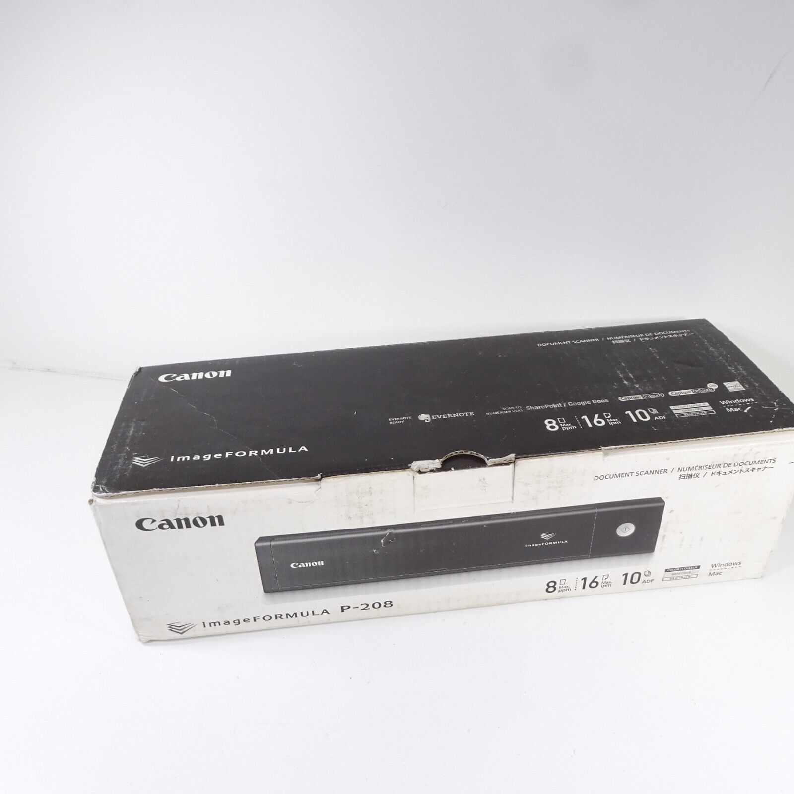 Canon imageFORMULA P-208II Scan-Tini Handheld Personal Duplex ...