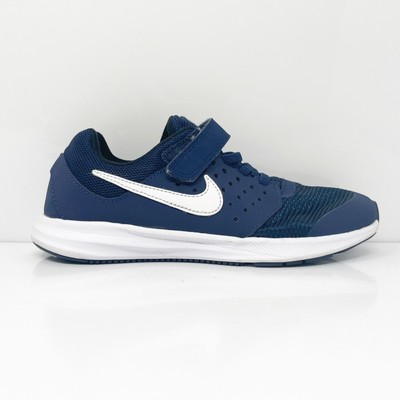 Nike Girls Downshifter 7 869970-400 Синие кроссовки для бега Размер 3Y