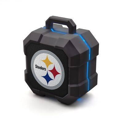 NFL Shockbox LED Wireless Bluetooth Speaker, Pittsburgh Steelers