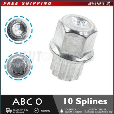 New ABC 0 / 10 splines Wheel Lock Key For VW Volkswagen Audi Wheel Lock US ship