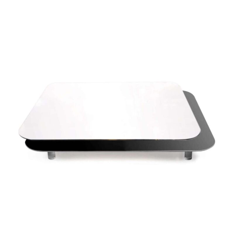 Lsp Black & White Acrylic Reflective Display Table, Photography Background Tray