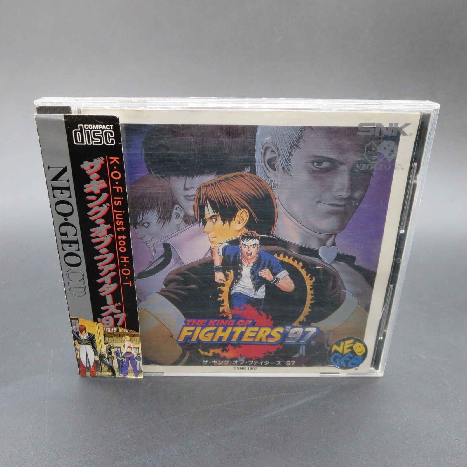 The King of Fighters 97 Neo Geo CD with Spine Card and The King of Fighters 97 Neo Geo CD with Spine Card and