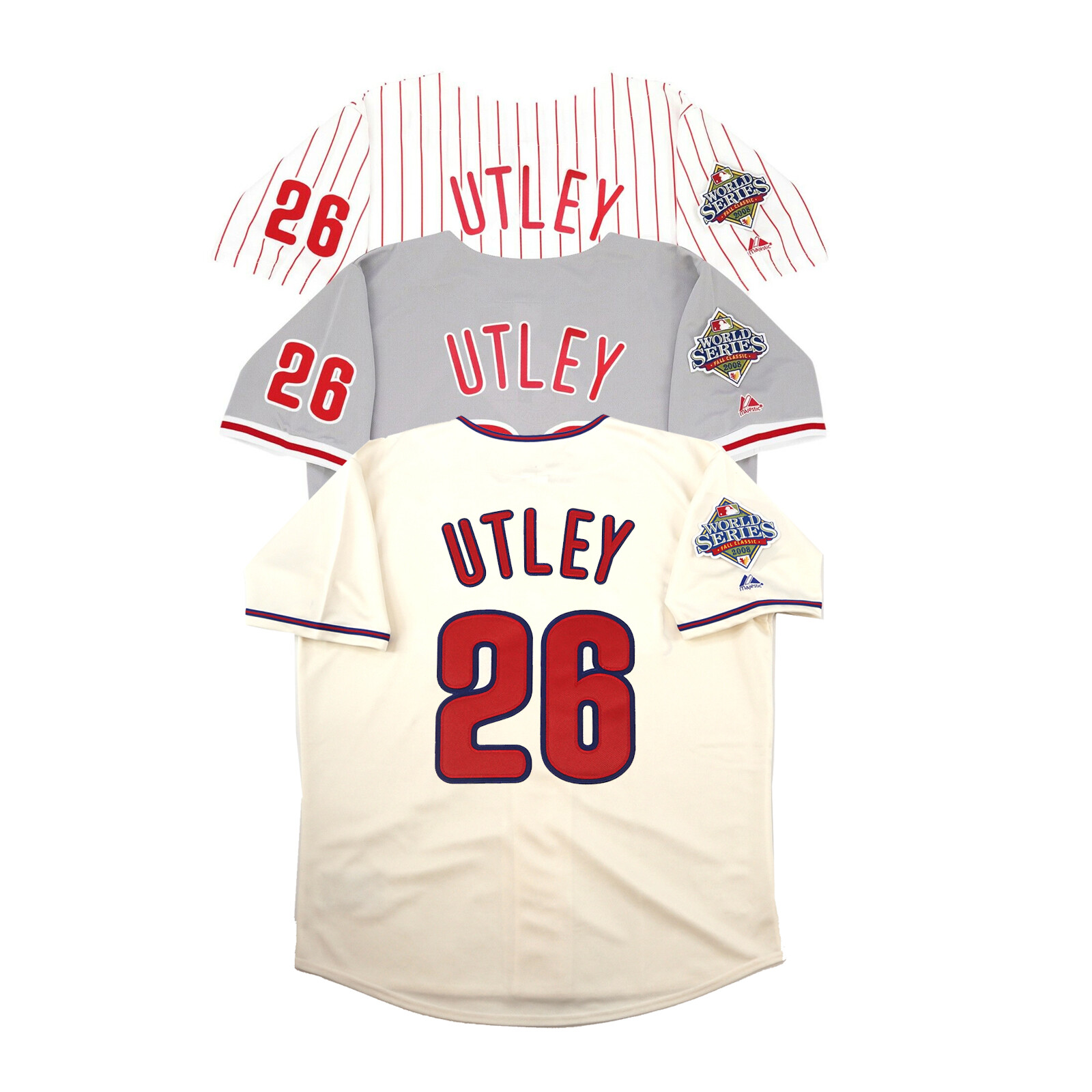 Chase Utley 2008 Philadelphia Phillies World Series Home Chase Utley 2008 Philadelphia Phillies World Series Home