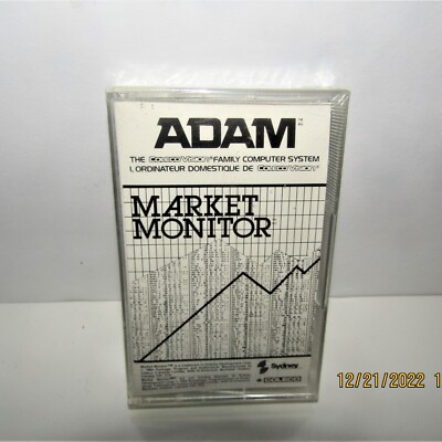 MARKET MONITOR-COLECO-ADAM DATA CASSETTE-COLECO VISION COMPUTER-NEW CASSETTE