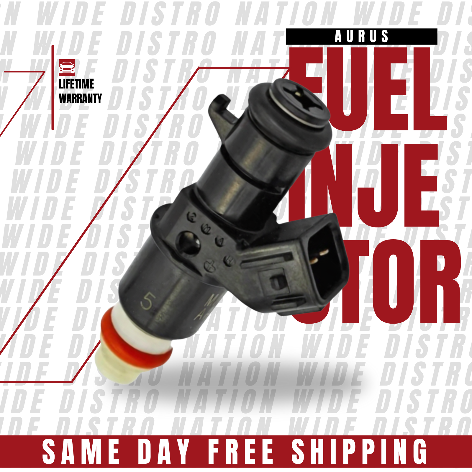 1x OEM NEW AURUS Fuel Injector for 2006-2014 Honda Ridgeline 3.5L V6