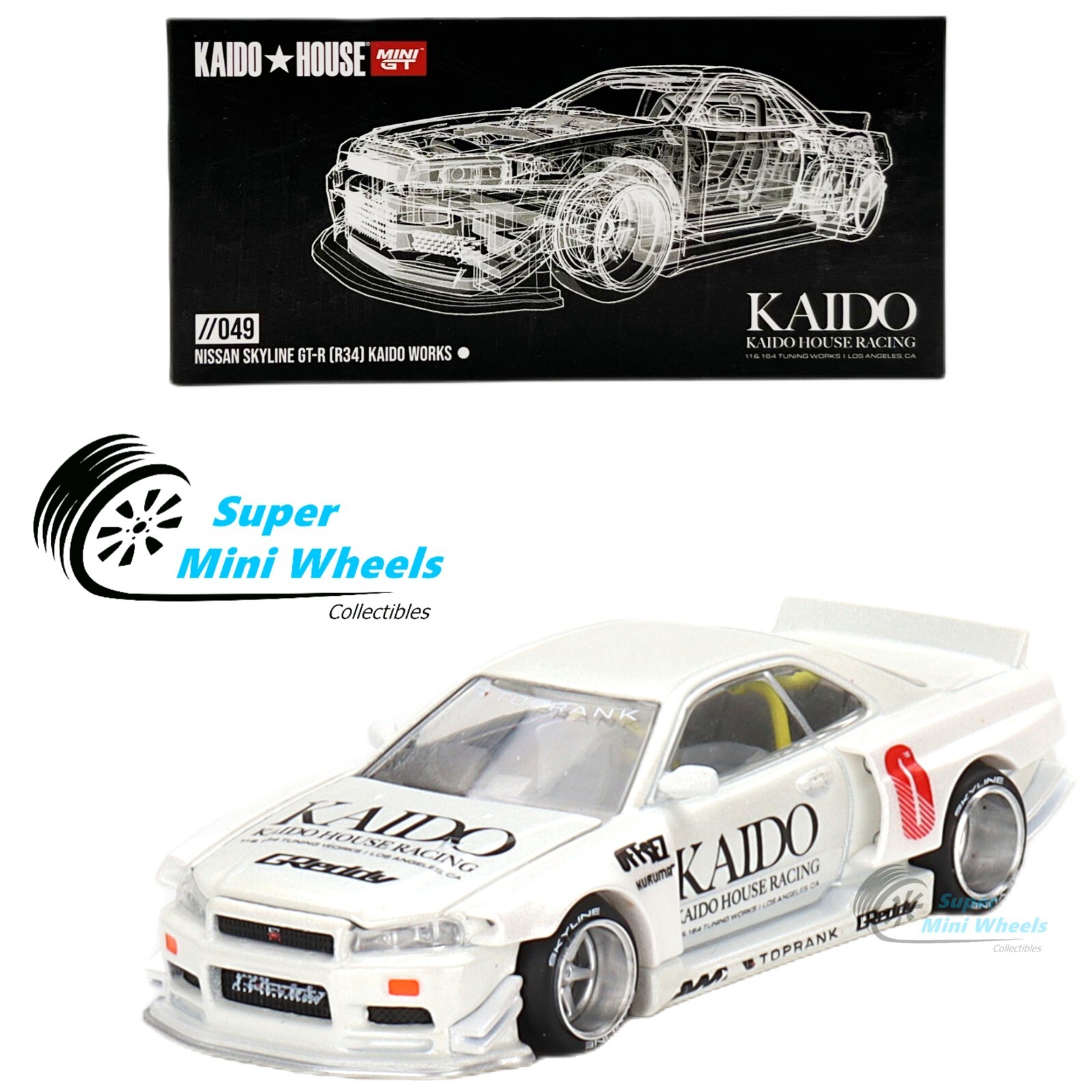 ミニカー 1/64 MINI GT KAIDO★HOUSE 日産 GT-R 2種