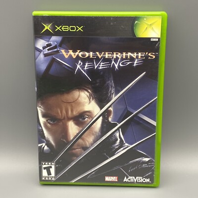 X2 Wolverines Revenge Microsoft Original Xbox 2003 No Manual Tested and Working