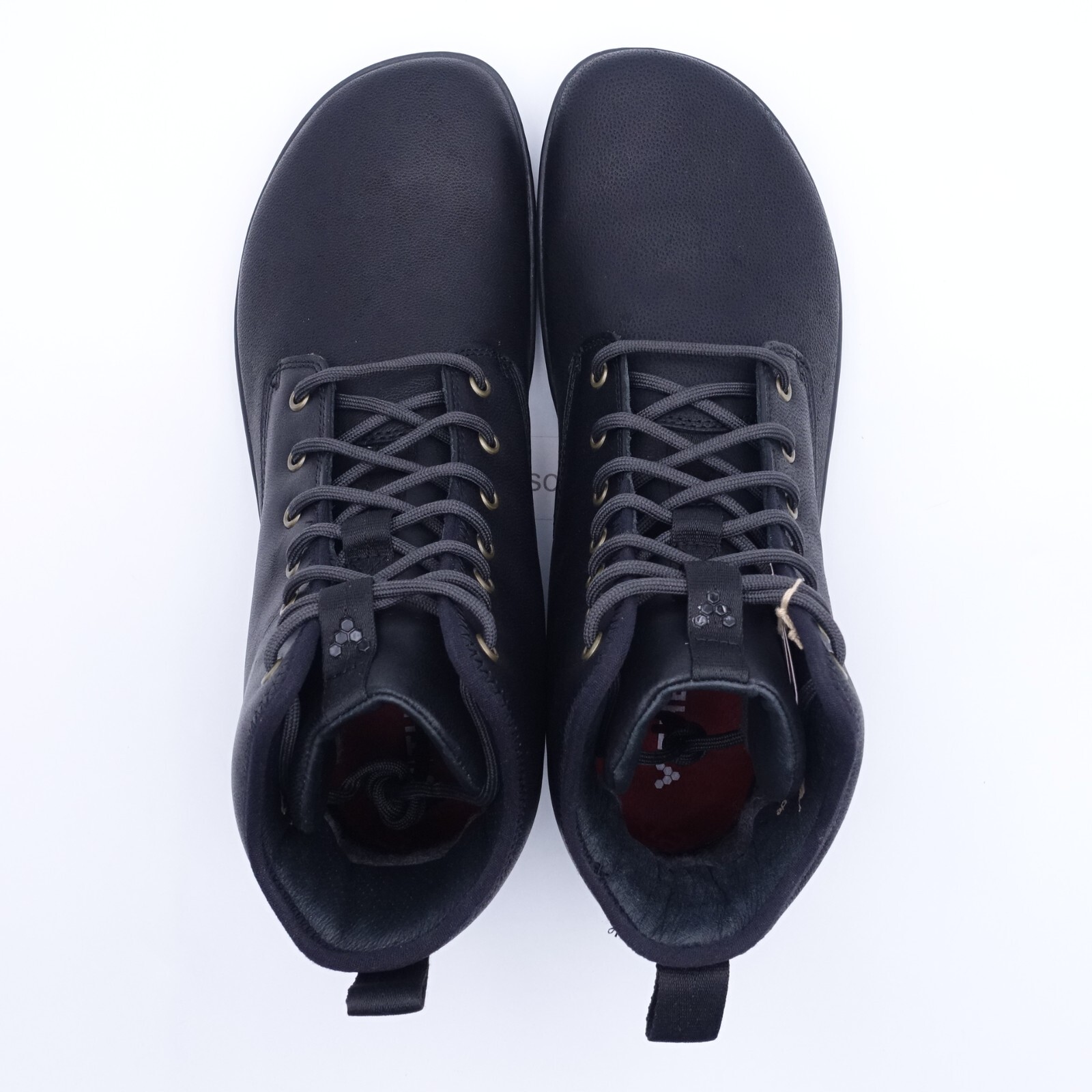 VivoBarefoot Men's Scott II Camel Leather Barefoot Boots 300144-01 Obsidian