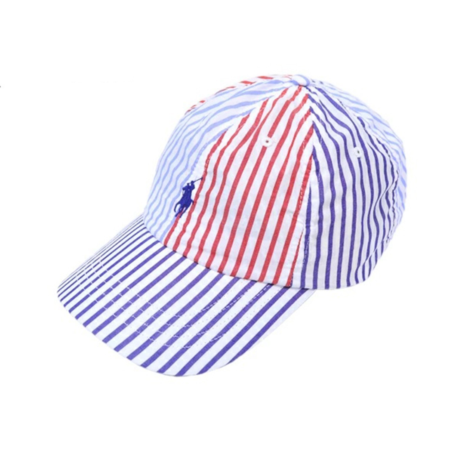 Бейсболка Polo Ralph Lauren в полоску с панелями - Многоцветная -