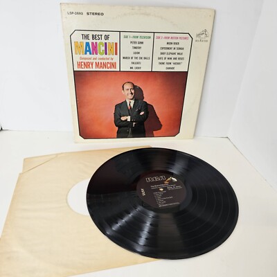 Henry Mancini - The Best Of Mancini (1964) - ORIGINAL VINYL LP - MOON RIVER!