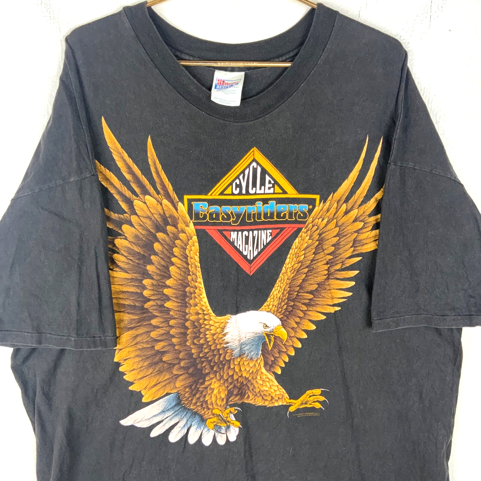 Special Guest Easy Shirket R シャツ 2XL Vintage Easyriders Magazine T-Shirt 3XL Black 1995 Single