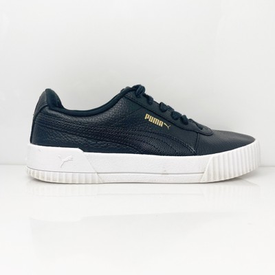 

Puma Womens Carina Lux 370281-01 Черная Повседневная Обувь Кроссовки Размер 8.5, Черный, Carina Lux