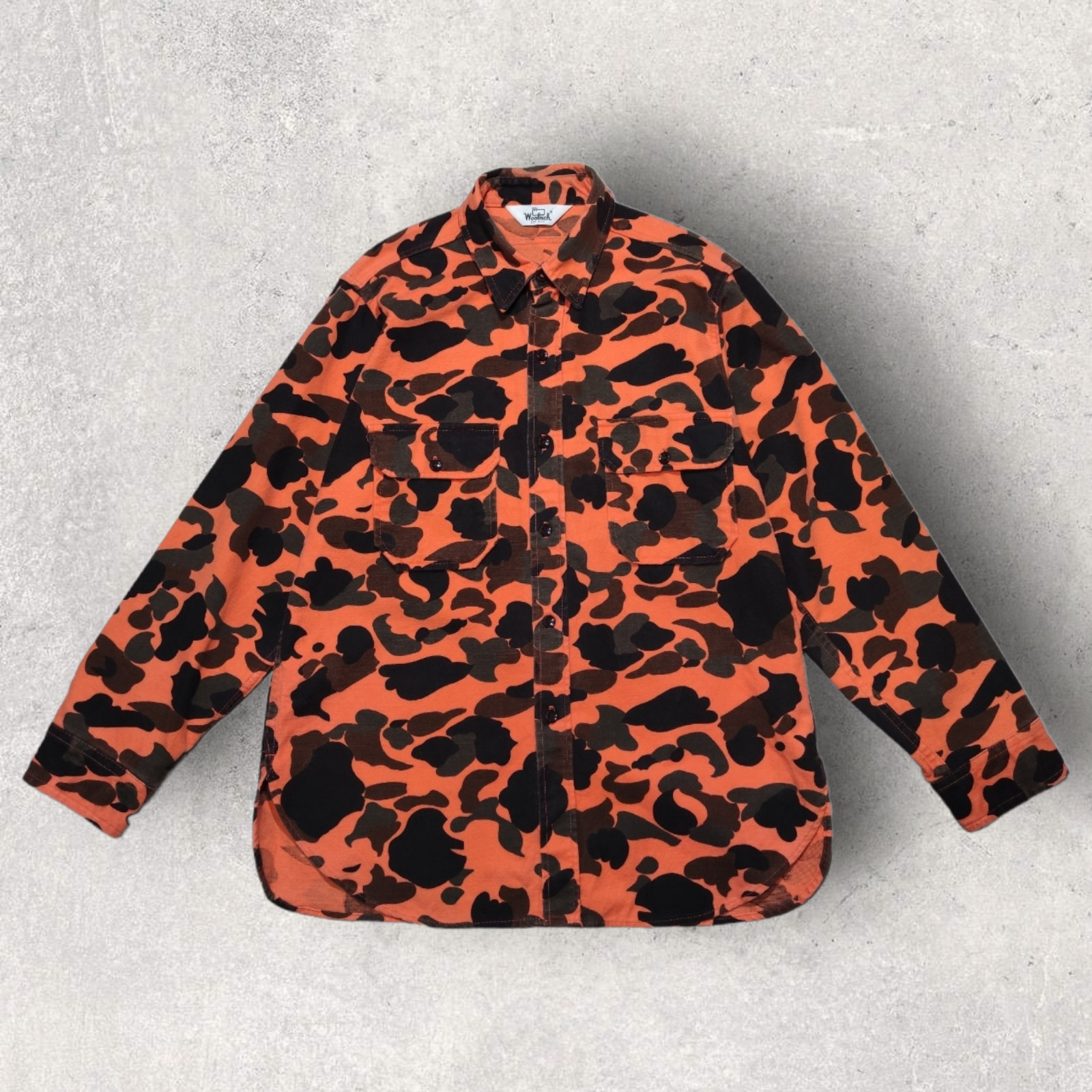 希少　80'S Woolrich FLAME CAMO PATTRERN 80'S Woolrich FLAME CAMO PATTRERN COTTON × POLYESTER JACKET