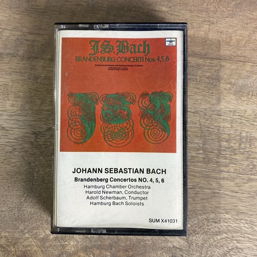 J.S. Bach Brandenburg Concertos Cassette No. 4,5,6 | eBay