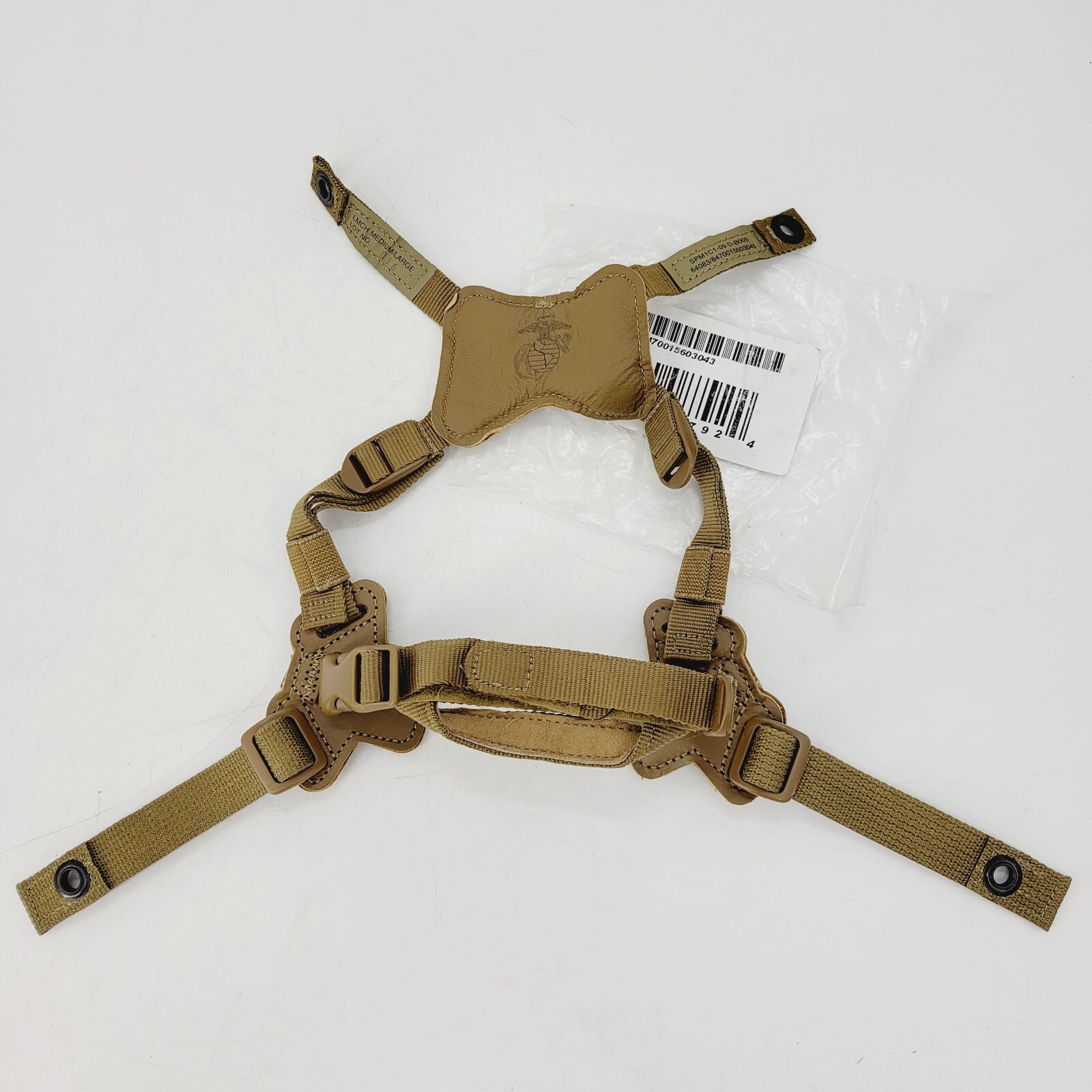 USGI USMC LMW LMCH Chin Strap Medium/Large Coyote
