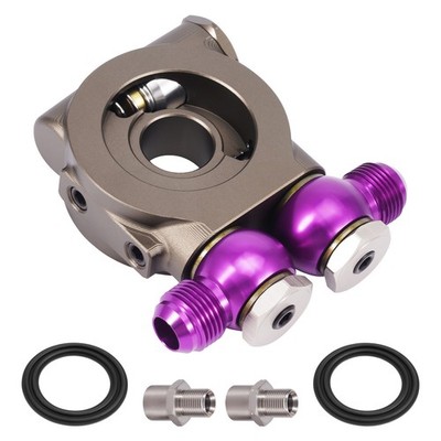 CNC Oil Cooler Adapter M20x1.5 3/4-16 with Temperature Control AN10