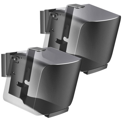 Speaker Wall Mount Brackets for SONOS Play 5 Gen2 (2 Pack, Black)