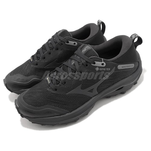 Женские кроссовки Mizuno Wave Rider GTX Gore-Tex Black Grey J1GD2179-15