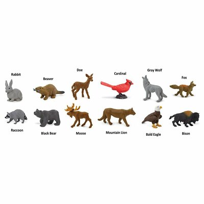 Nature Toob Mini Figures Safari Ltd НОВЫЕ игрушки Развивающие Мини-фигурки