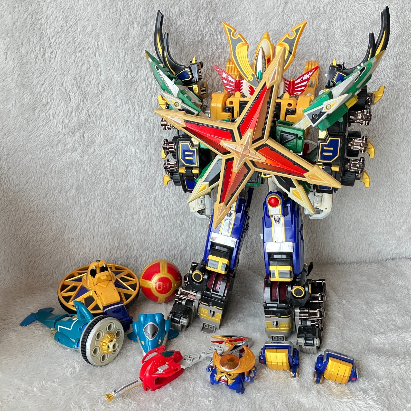 忍者戦隊DX NINJIA MEGAZORO Power Rangers Ninja Storm Hurricaneger DX Tenkuujin Samurai