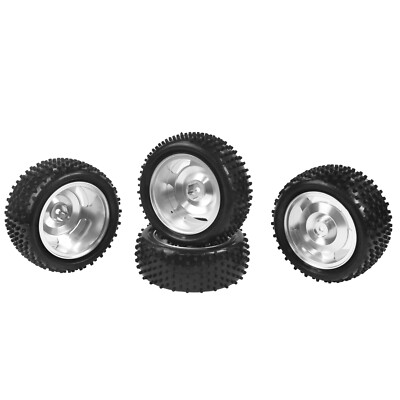 Aluminum Wheels Tires for Tamiya DF02 Avante TT02B 1/10 4WD Off Road Buggy Car