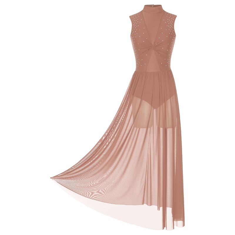DAMEN TANZBEKLEIDUNG BÜHNE Lyrisch Metallic Tanzkleid Asymmetrisch Kost%c3%bcm 197272457110