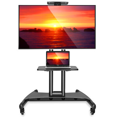 Mobile Cart With Wheels For Flat Screen, Led, Plasma - Fits 40" - 65"