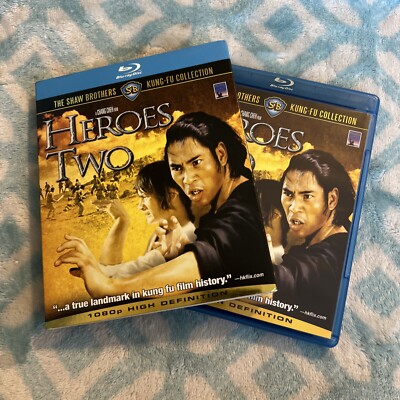 Heroes Two Blu-ray Chang Cheh Chen Kuan Tai Fu Sheng Shaw Bros. W~ SLIP !!!