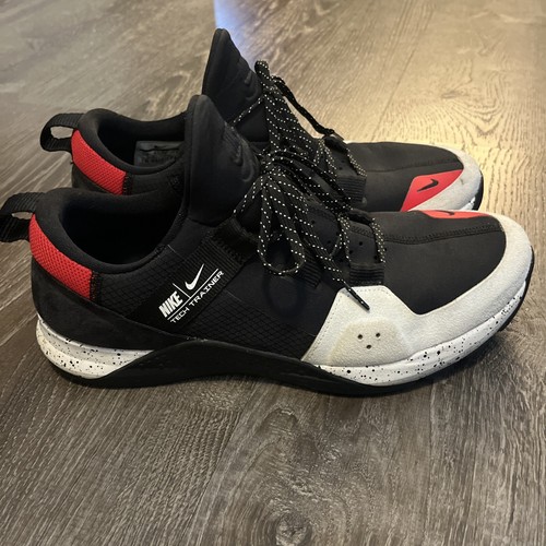 Nike Tech Trainer Mens Size 11.5 Black Athletic Running Shoes Sneaker  AQ4775-016 | eBay