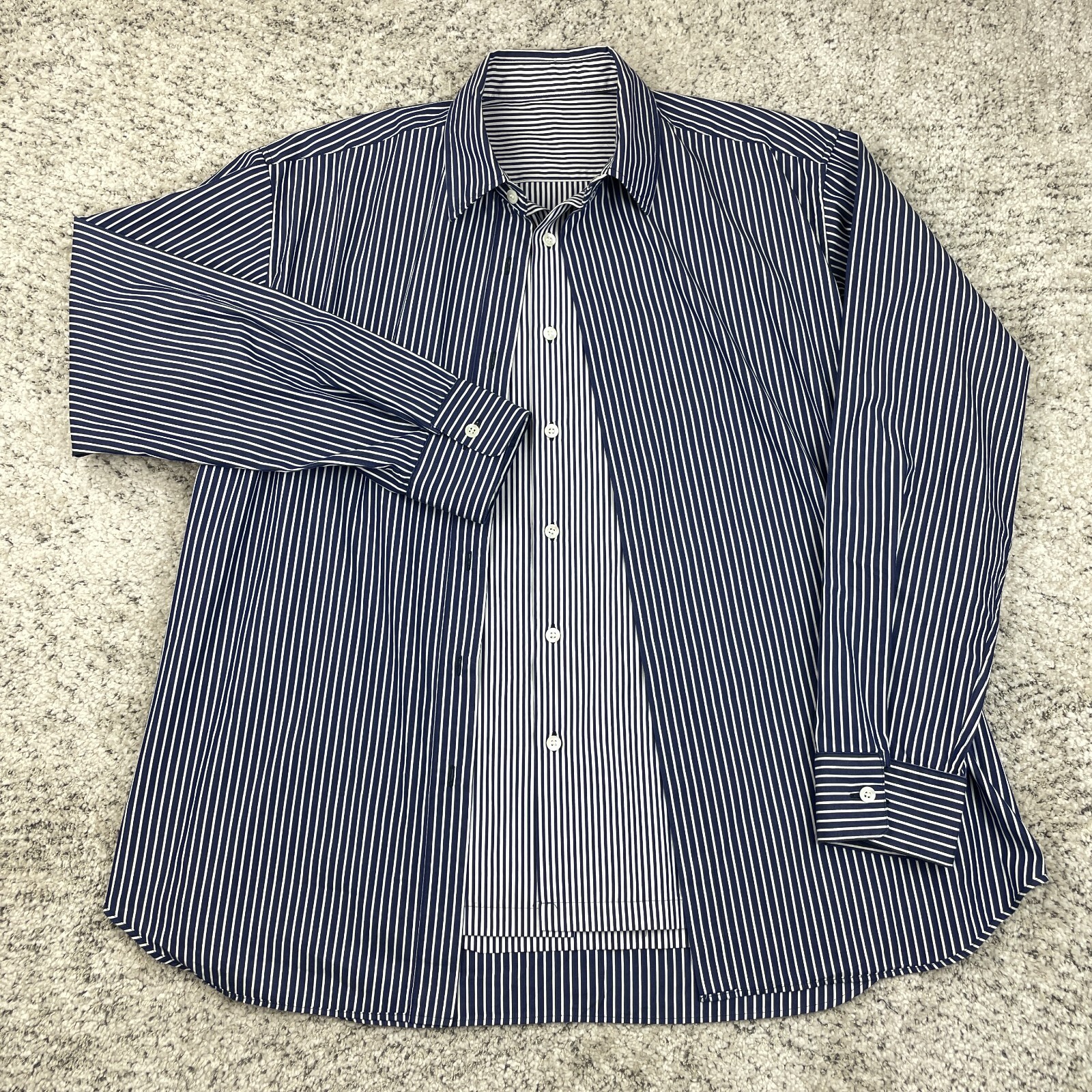 N.Hoolywood Shirt Mens 38 Mister Hollywood 2 Layer Long N.Hoolywood Shirt Mens 38 Mister Hollywood 2 Layer Long