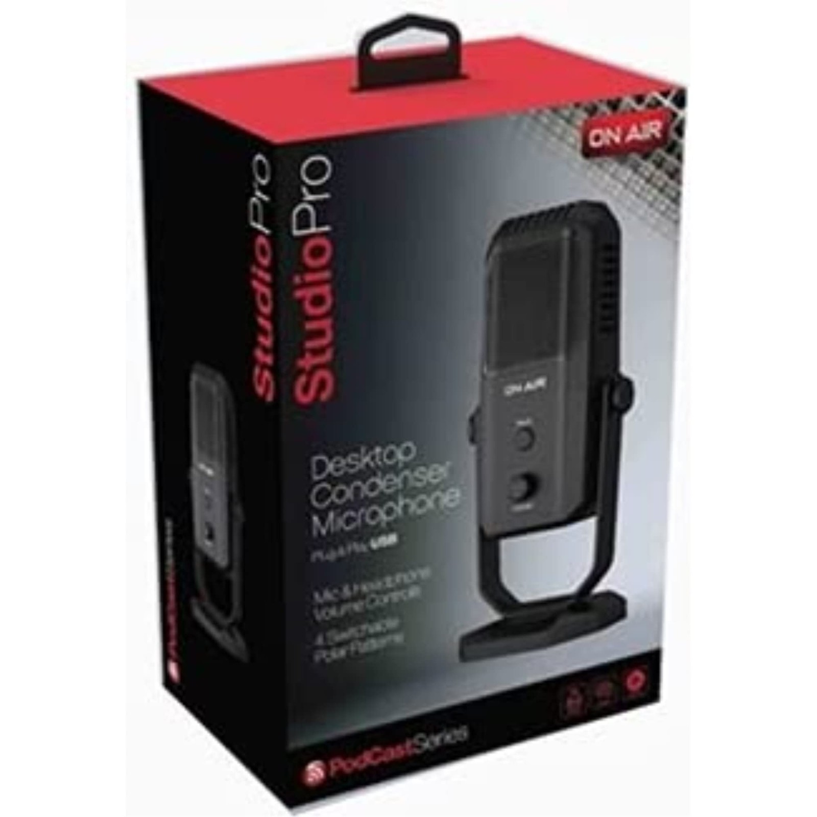 Tzumi 7523 Desktop Condensor Microphone USB Plug and Play Perfect for: