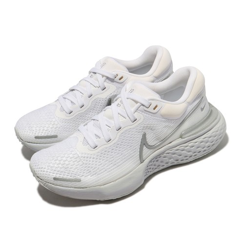 

Nike Wmns ZoomX Invincible Run FK Flyknit White Silver Women Running CT2229-101, Белый, Wmns Zoomx Invincible Run Fk