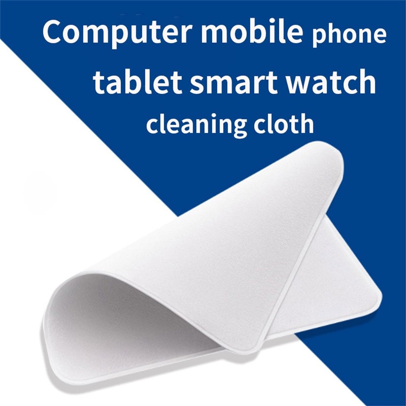 For Apple Polishing Cloth Soft Double-Layer Fabric 12 11 13 Pro Cleaning Wipe