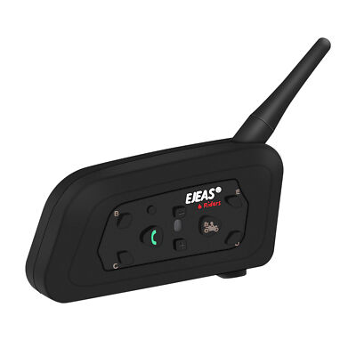 ・EJEAS V6 Pro 1200M Motorcycle Helmet Bluetooth Intercom Headset for Referee 6 U