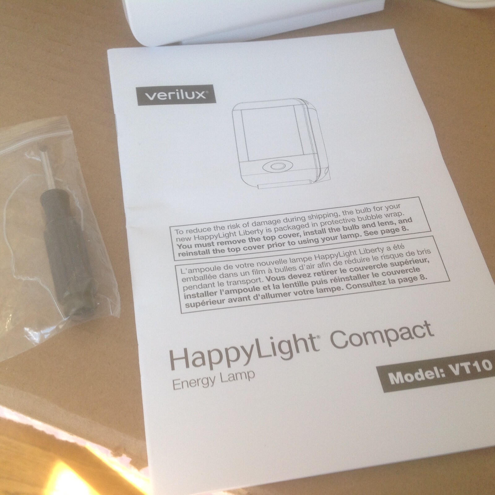 VERILUX HAPPY LIGHT COMPACT LIGHT THERAPY