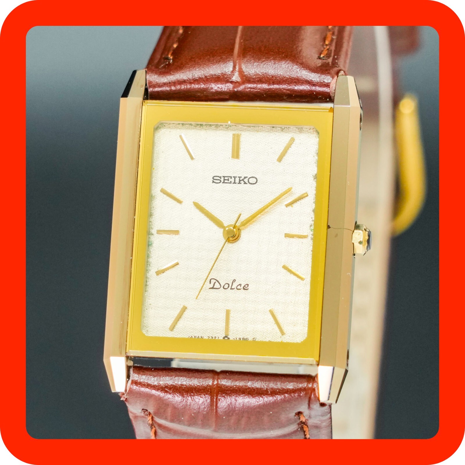 Vintage 16602☆希少 レア SEIKO DOLCE セイコー ドルチェ 2N20-5010 