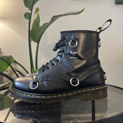Dr Martens x Raf Simons 1460 Black Ring Boots 60th Anniversary- Men s Size US 10