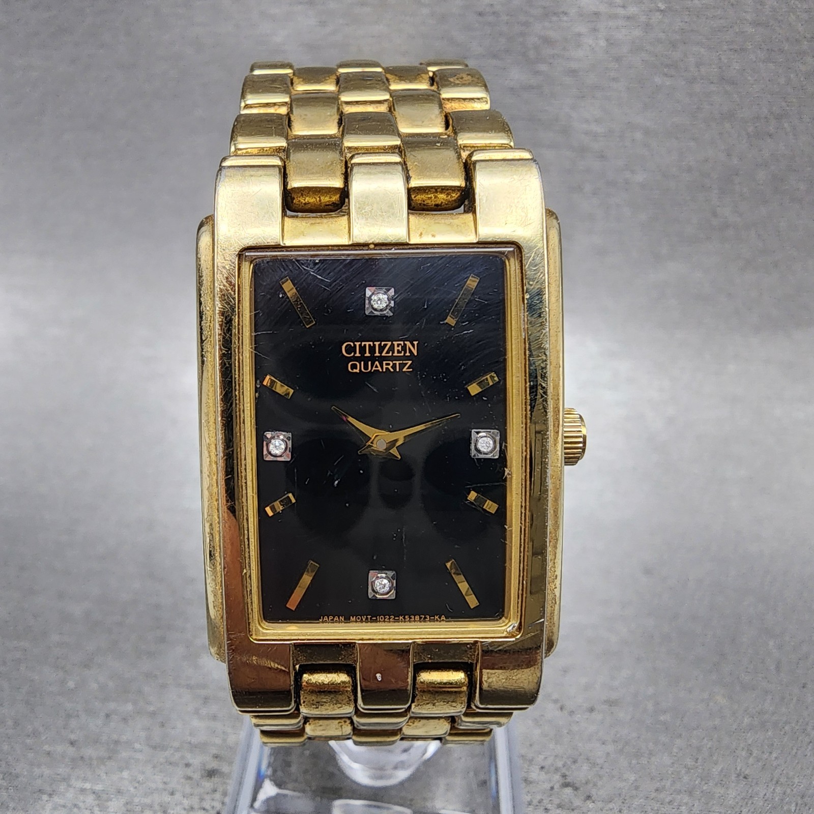 CITIZEN ゴールド ラジオコントロール置時計 CITIZEN ゴールド 置時計