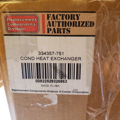 Cond Heat Exchanger Kit 334357-751 Factory Authorized Parts