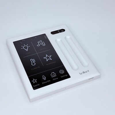 Brilliant Smart Home Control 2 Gang Panel BHA-120US-WH2  ((PANEL ONLY))  -NEW