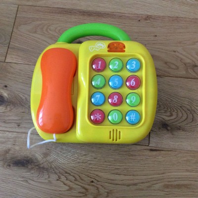 Play And Gro Telephone and Piano Toy Baby toddler toy lights &sounds 2in1 